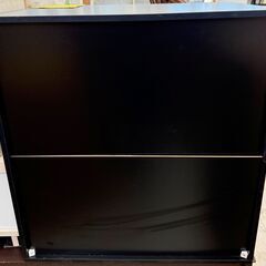 ✨️ジモティー割引✨️【ジャングルジャングル堺初芝店】　キャビネット　ブラック　幅(W)600mm × 奥行(D)480mm × 高さ(H)630mm　堺市（東区　西区　北区　南区　堺区　美原区）高石市　泉大津市　忠岡町　和泉市　松原市　大阪狭山市の画像