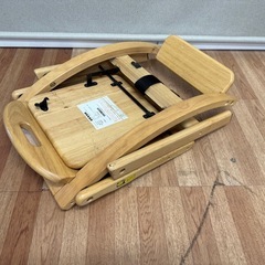 子供用折りたたみ椅子　木製の画像