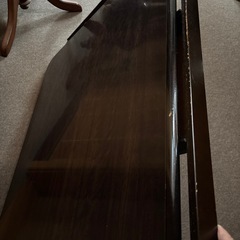 三菱洋風家具調コタツ、120×79×35cmの画像