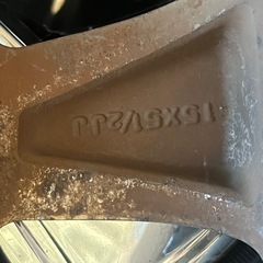 4本メッキホイール付タイヤセットの画像