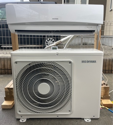 お取引き終了！　　　　　　　　　　　　　　　 IRIS OHYAMAエアコン2024年製2.2kw6畳用〜