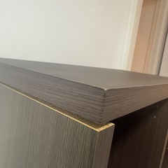 6マス カラーボックス（ダークブラウン）の画像