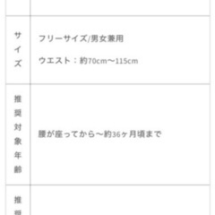【ベビー】ヒップシートの画像