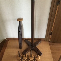 コートハンガー（木製／回転）の画像