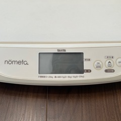 タニタ　nometa　ベビースケールの画像
