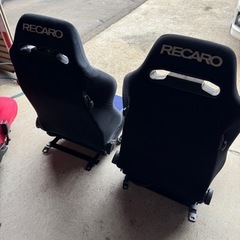 200系ハイエース用シートレール付レカロシート２脚の画像