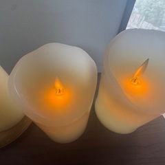 ロウの電池式キャンドルライト🕯×5の画像