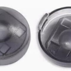 オートライト センサーカバー トヨタ ダイハツ 汎用 車 自動調光 直径 18mm 半透明 コンライトセンサー【クリアブラック】（中古品）の画像