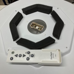 I2510-092 ドウシシャ PortTech LEDシーリングライト 6畳まで用 PTD-X06D 点灯確認済み リモコン付き 中古の画像