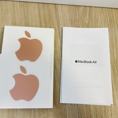 箱のみ❗️MacBook Airの箱とアップルシールの画像