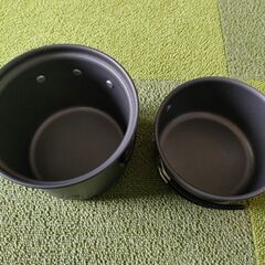 キャンプ用　飯盒　アルミ食器　の画像