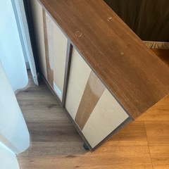 【100円】収納カート こげ茶 ダークブラウンの画像