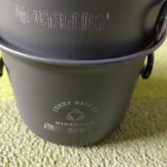 キャンプ用　飯盒　アルミ食器　の画像