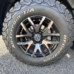 RAYS デイトナ FDX F6 PCD139.7 BFG オールテレーンT/A KO2 265/70R17 値下げ中の画像