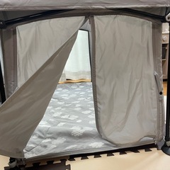 日本育児 洗えてたためるベビーサークル クラウド(グレー)の画像