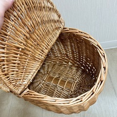 【受付終了】バスケット　ピクニック　小物入れ　の画像