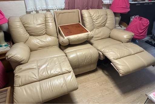 本革ソファー
