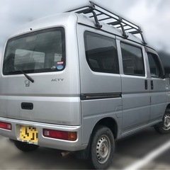お期間限定‼️アクティバン　軽箱バン　車検8年６月　レールキャリア　ETC  仕事に趣味に車中泊等にの画像