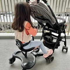 【2人育児に便利】ベビーカーステップ｜使用10回程度の画像