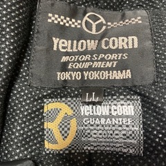 YELLOW CORN イエローコーン　ライディングパンツ　サイズLL 中古品　中綿入り　オーバーパンツとしても使用可能！の画像