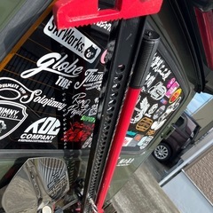 リフトアップ車用3tジャッキ&ステンレススコップ　取付ステー付きの画像