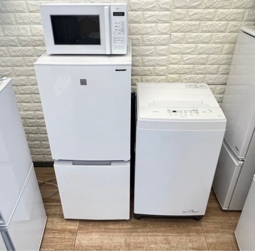 ②家電のセット‼️冷蔵庫&洗濯機&電子レンジ✨