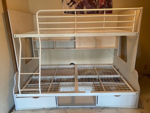 決まりました。２段ベッド下段セミダブル