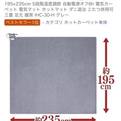 ホットカーペット＋ 保温シートの画像
