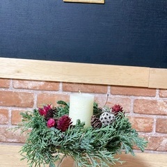 クリスマスキャンドルリース作りワークショップ11月、12月 - ふじみ野市