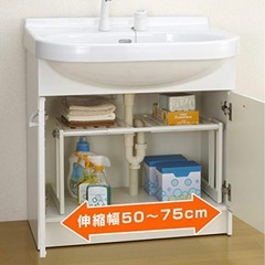 キッチン下　収納棚の画像