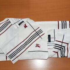 バーバリータオルセットとポロタオルの画像