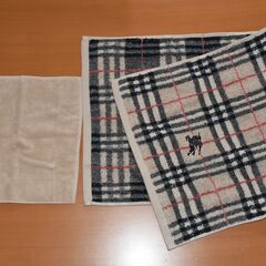 バーバリータオルセットとポロタオルの画像