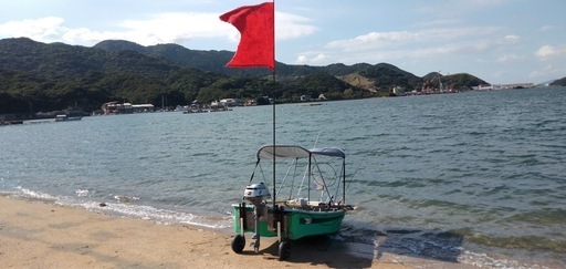 大漁丸！屋根付き！ホンダ2馬力BF2D付き！カートップミニボート！激レア！