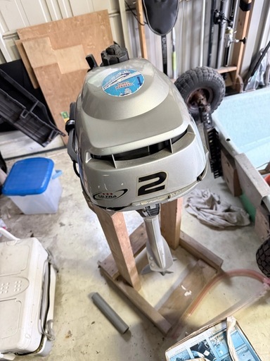 大漁丸！屋根付き！ホンダ2馬力BF2D付き！カートップミニボート！激レア！