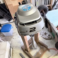大漁丸！屋根付き！ホンダ2馬力BF2D付き！カートップミニボート！激レア！の画像