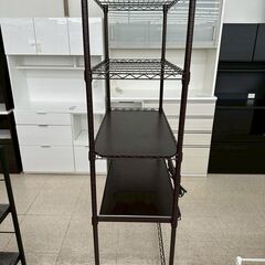 ★リユースのサカイ高崎店★TJ12956 (株)千趣会 メタルラック 茶 H181.5×D45.5×W90.5 クリーニング済みの画像