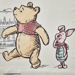 【遮光カーテン】ディズニー　プーさんの画像