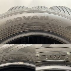 【新車外し】YOKOHAMA ADVAN V03 225/60R18 18インチ 夏タイヤ 4本 23年製 40アルファード/40ヴェルファイア レクサスNX等　(MTS496)クレジットカード QRコード決済可能の画像