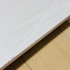 【解体済み・受け渡し簡単】早い者勝ち NITORI シスデデスク 白 1500円 の画像