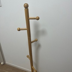 ポールハンガー　木製の画像