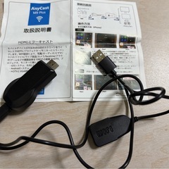Nowoto HDMI ミラーキャスト ワイヤレス ミラーリング 4K/1080P 無線HDMI エニーキャスト テレビにスマホの画面を映す TV 日本語取説書付きの画像