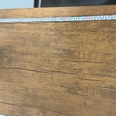 木目調パソコンデスク 80cm×50cmの画像
