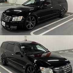 日産 NM35 ステージア AXIS タンレザー アテーサ4WD 車高調の画像