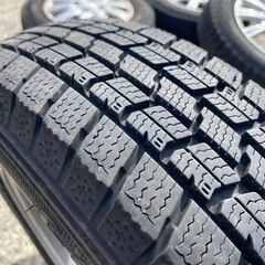 ③ 145/80R13 東北6県無料配送対応‼️爆安‼️最終値下げ‼️超超超バリ溝❗ 国産グッドイヤー アイスナビ 7 ❗ アルミ付き 国産 タイヤ !!　スタッドレス　軽自動　軽トラの画像