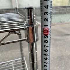 ★動作〇★ メタルラックシェルフ 4段 スチールラック 家具の画像