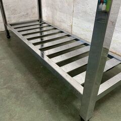ステンレス製 作業台 厨房 厨房用品 W1200×D450×H800 店舗 店舗用品 飲食店 キッチン 業務用 台上作業台 A0555の画像