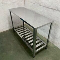 ステンレス製 作業台 厨房 厨房用品 W1200×D450×H800 店舗 店舗用品 飲食店 キッチン 業務用 台上作業台 A0555の画像