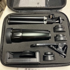 ロ2510-094 スマホ用三脚レンズセット 中古美品の画像