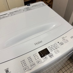 2024年　ハイアール　洗濯機　4.5kg 極美品の画像