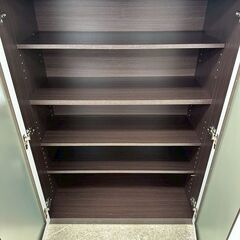 ★リユースのサカイ高崎店★TJ12961  レンジ台 ダークブラウン H115.5×D40.5×W119.5 クリーニング済みの画像
